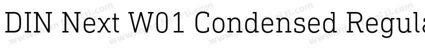 DIN Next W01 Condensed Regular字体转换
